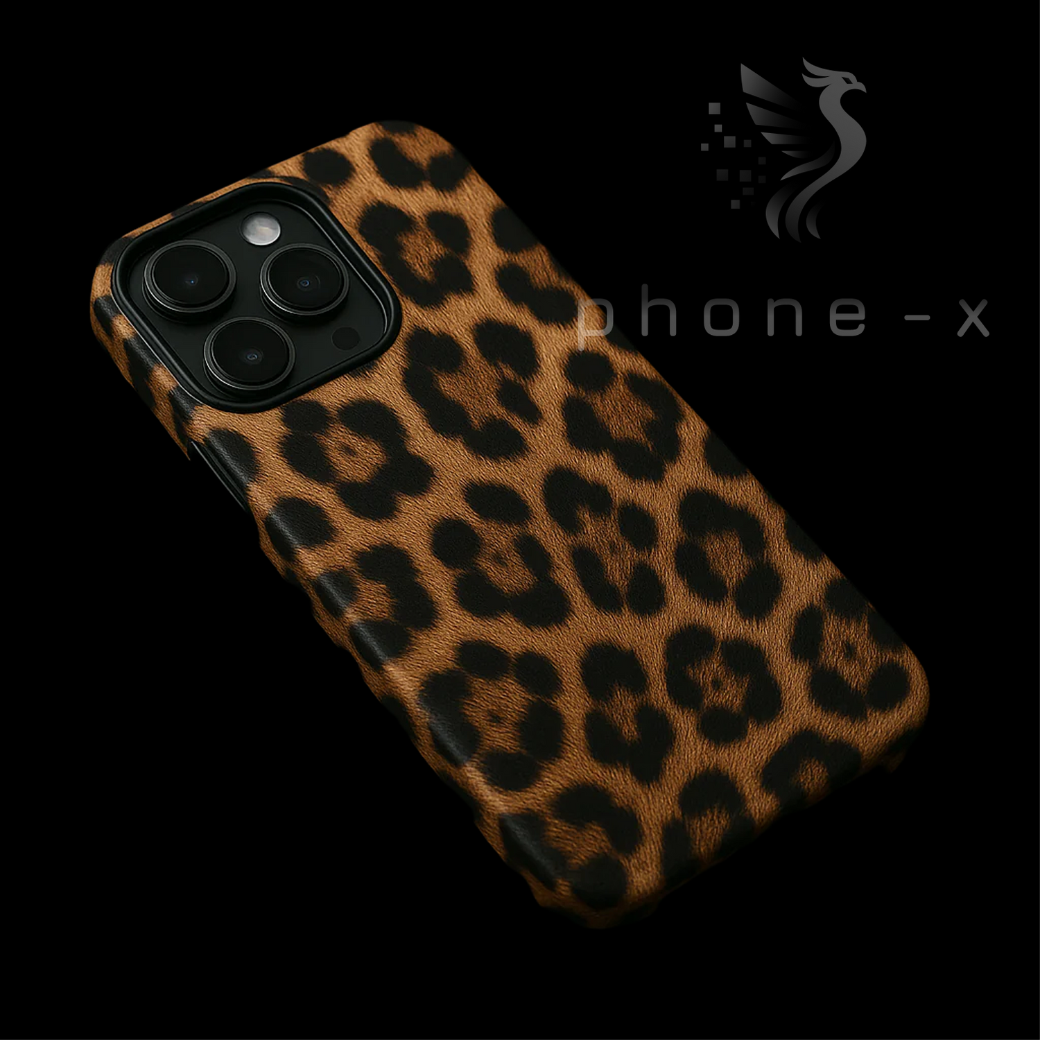 leopárdmintás iphone tok