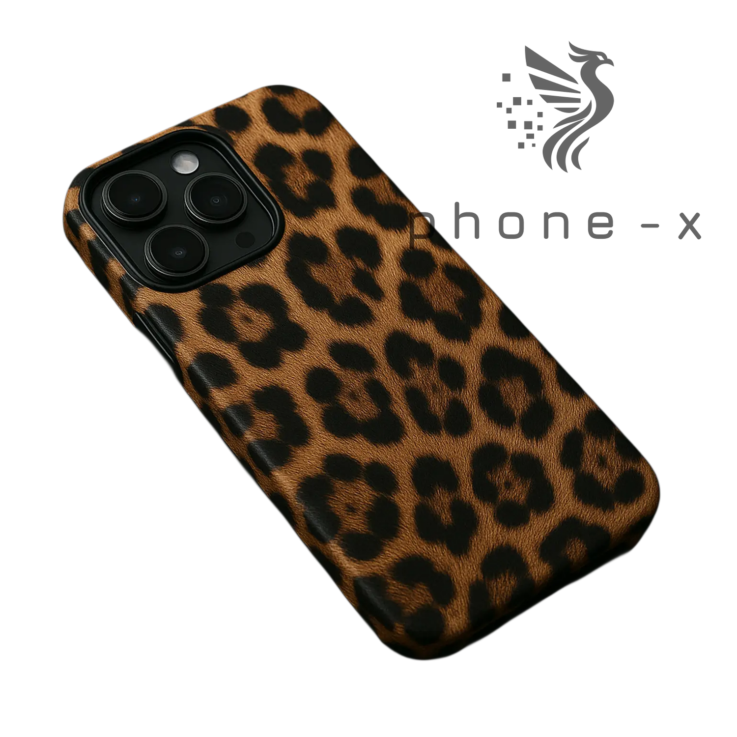 leopárdmintás iphone tok